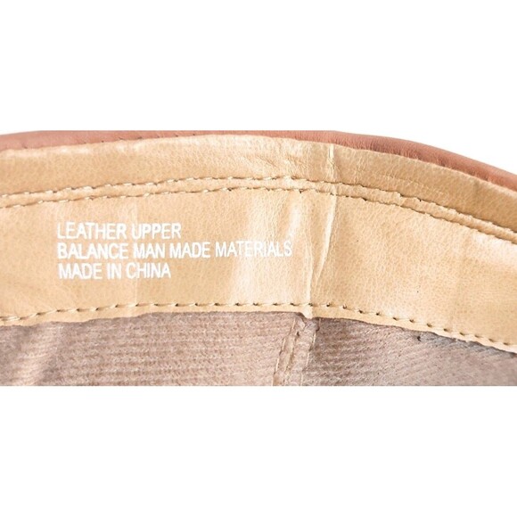 Bass Boots Size 8 90s Y2K Leather Camel Tan Square Toe Mid-Calf Vintage Womens - Picture 10 of 12